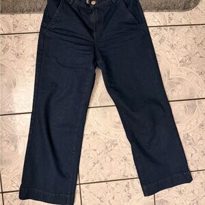 LOFT Dark Blue Ankle & Cropped Jeans